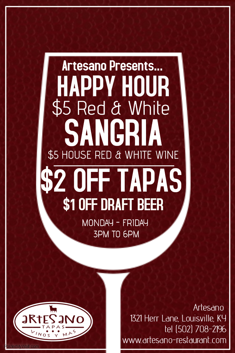 happy hour artesano happy hour template