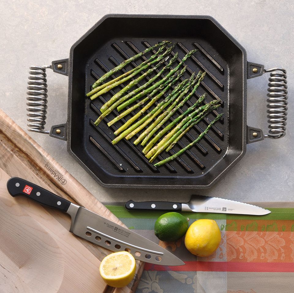 Staub Enameled Cast Iron Grill Pans and Griddles - Artichoke OTR