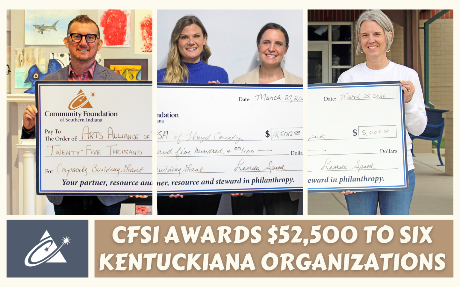 CFSI Awards $52,500 to Six Kentuckiana Organizations