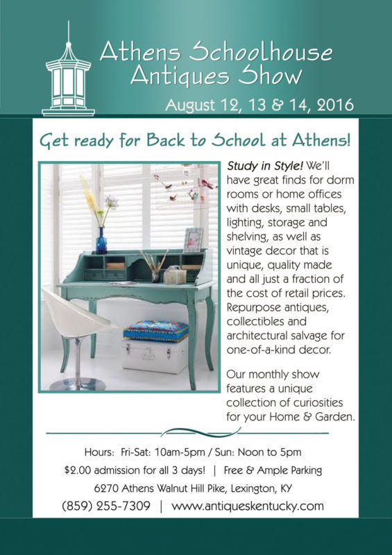Athens Schoolhouse Antiques Monthly Show