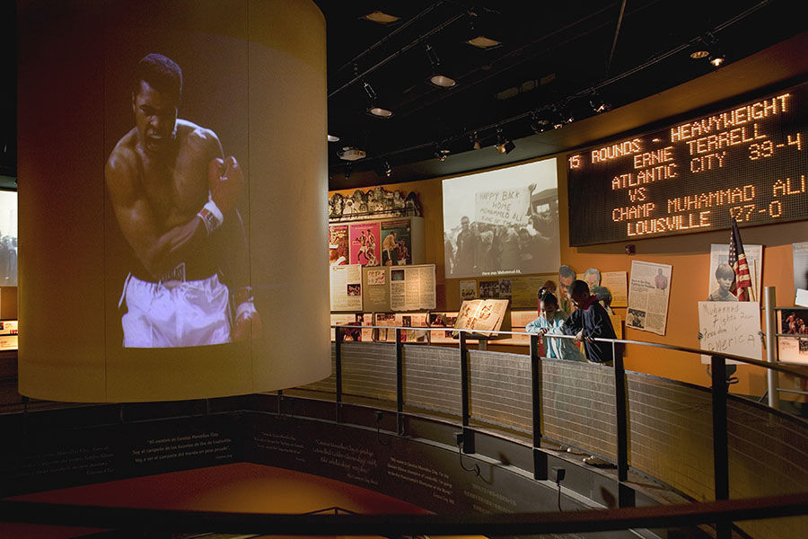 Muhammad Ali Center projection