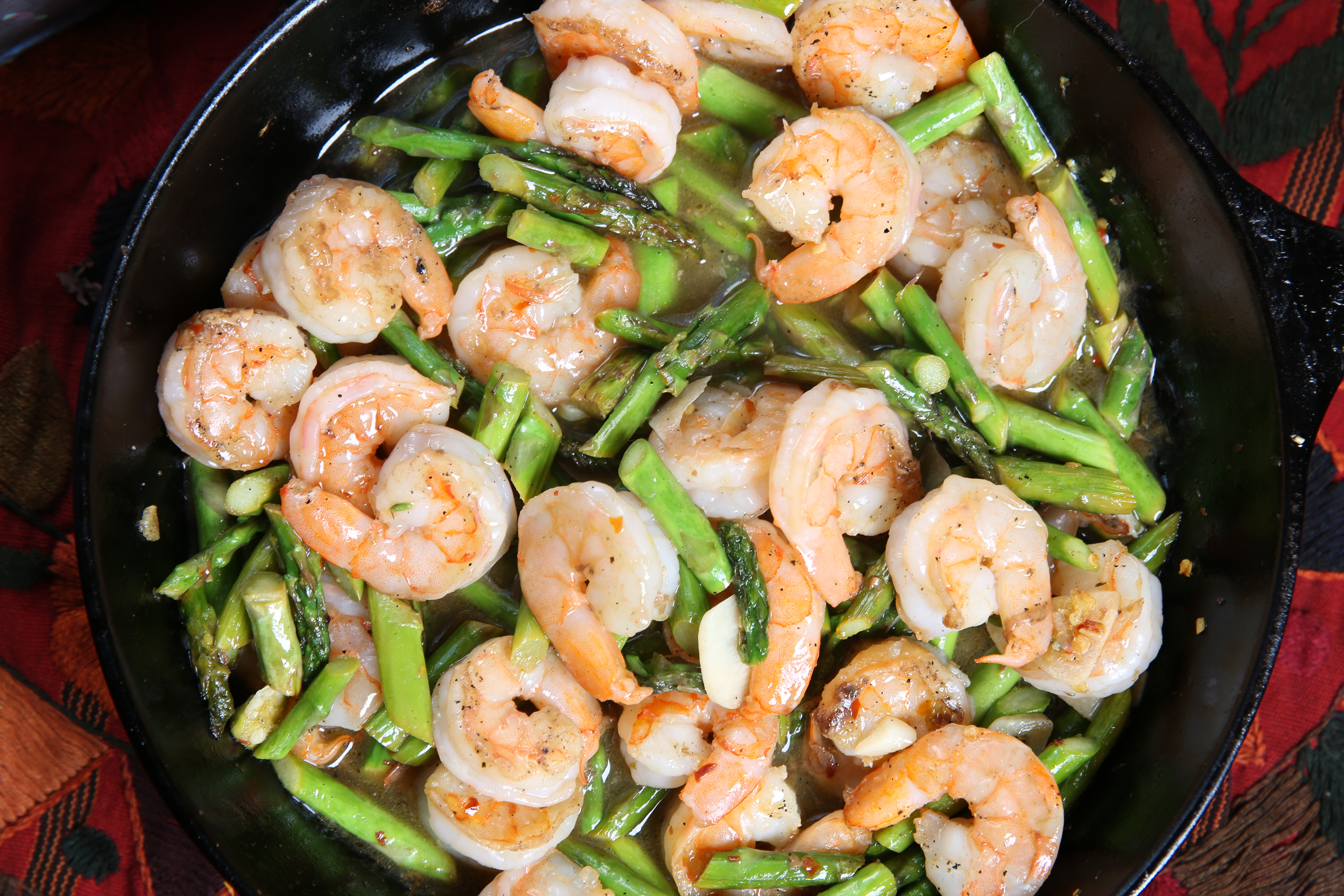 Shrimp & Asparagus Saute' - Kentucky Living