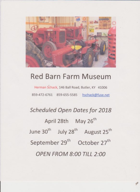 Red Barn Farm Museum Open House