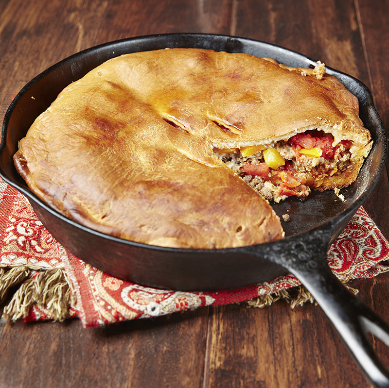 Cast-Iron Skillet Calzone