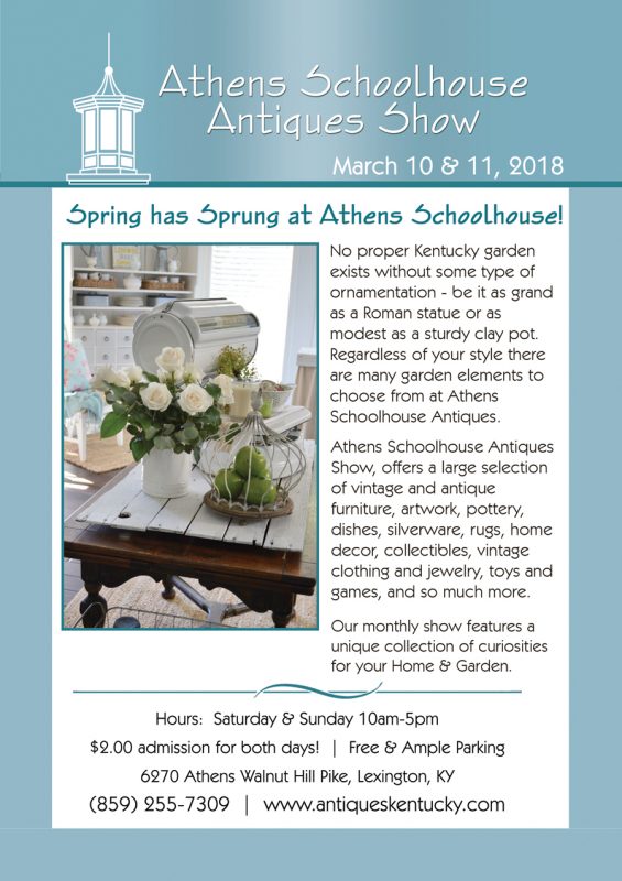 Athens Schoolhouse Antique Spring Show