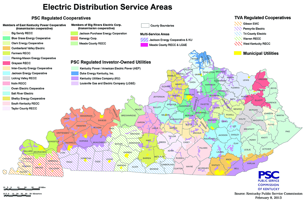 Electric Utility Map