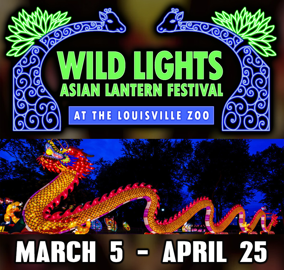 Wild Lights Asian Lantern Festival at the Louisville Zoo