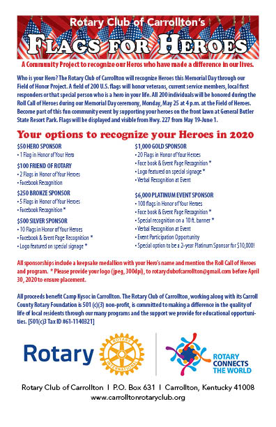 POSTPONED: Flags for Heroes