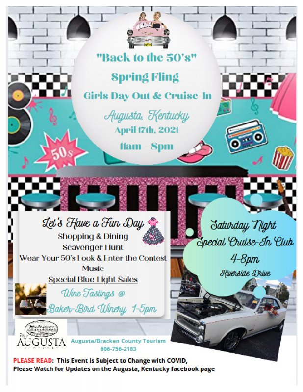 ‘Back to the 50’s Spring Fling Girls Day Out & Cruise-In’