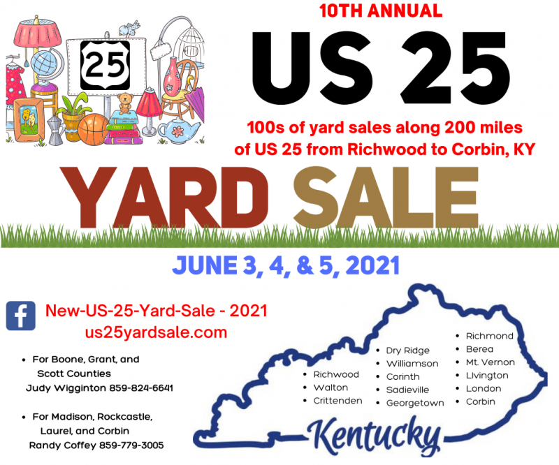 US 25 Yard Sale