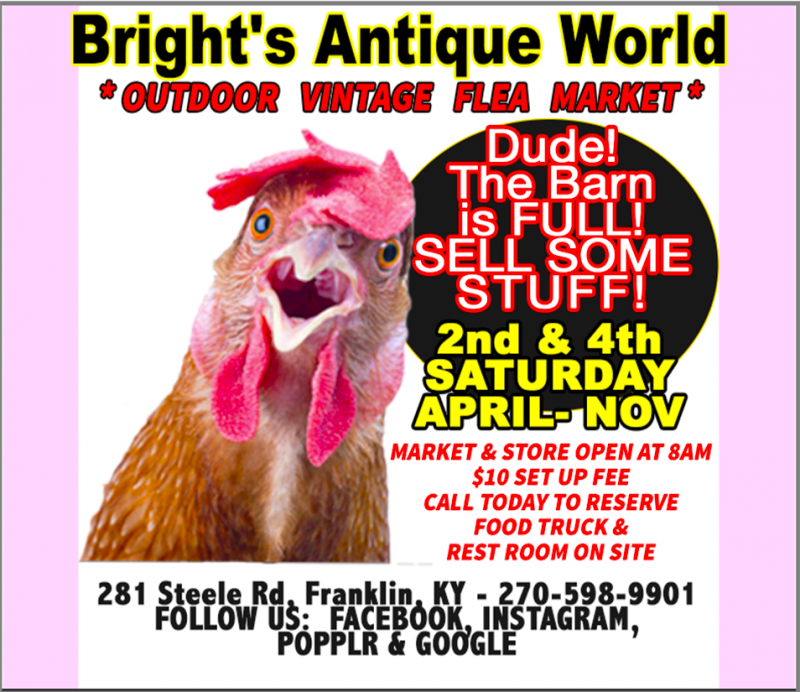 Bright’s Antique World Outdoor Vintage Market