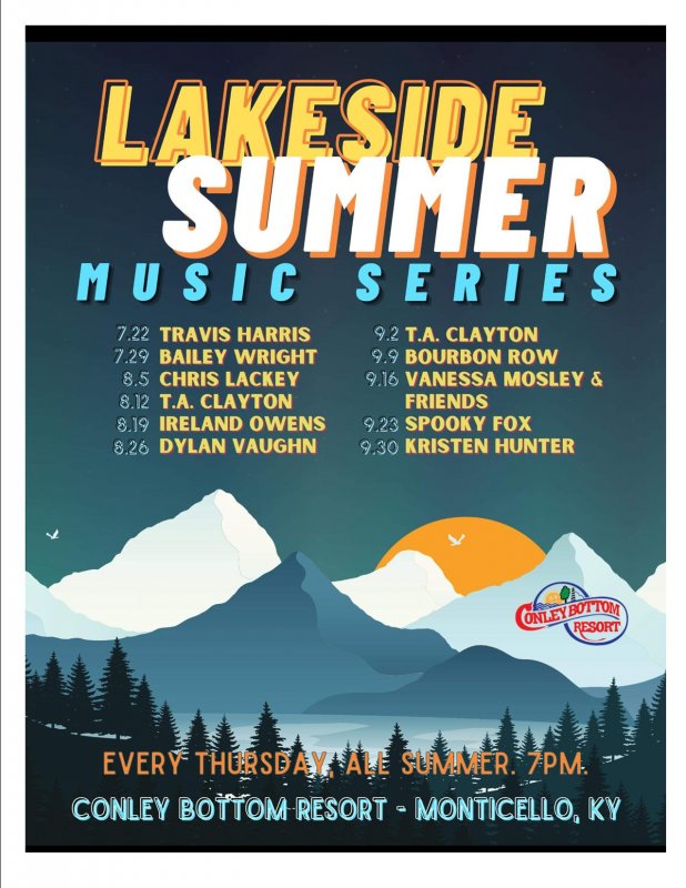 Lakeside Summer Music Series at Conley Bottom