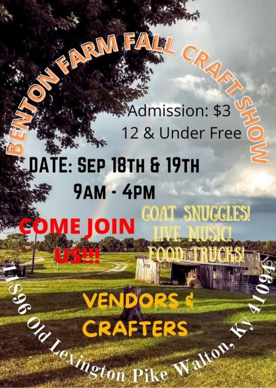 Benton Farm Annual Fall Craft Show