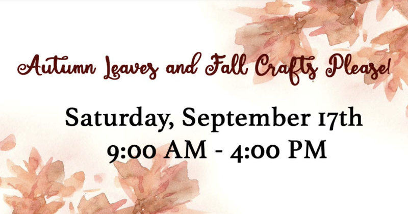Autumn Leaves & Fall Crafts Please!