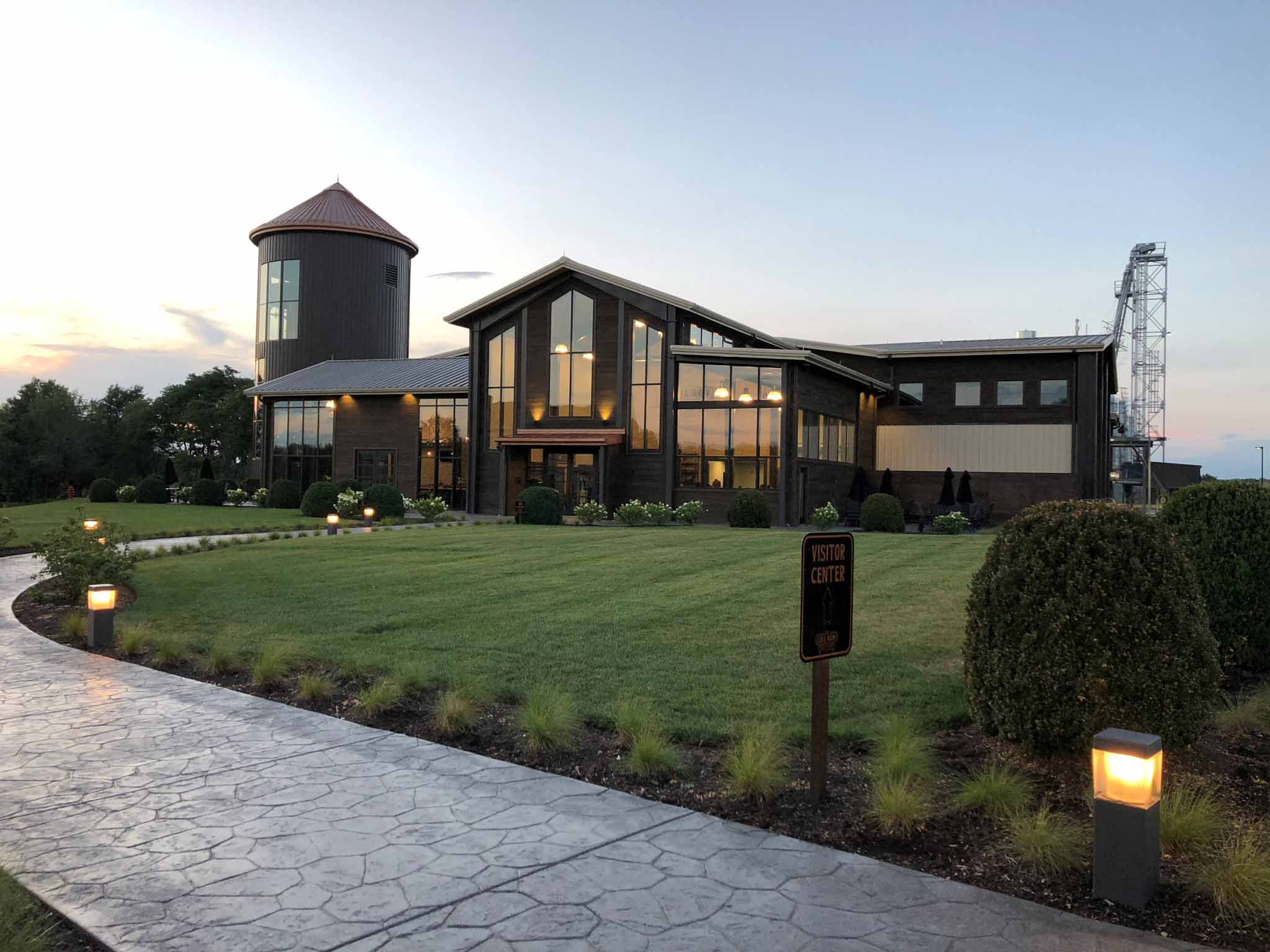 The Lux Row Distillers visitors center in Bardstown