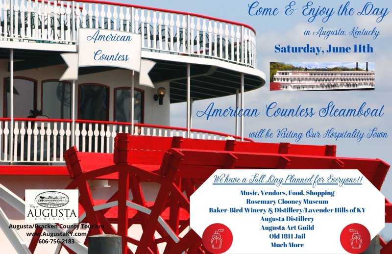 American Countess Steamboat, Visiting Augusta, KY