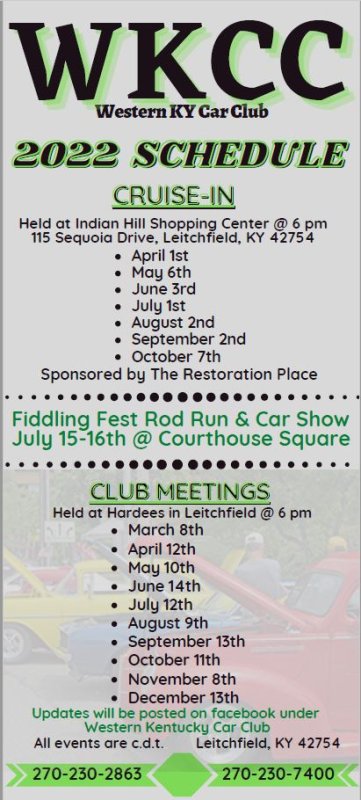 Western Kentucky Car Club Cruise-In