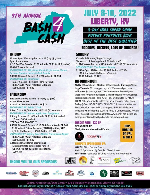 9th Annual Bash 4 Cash
