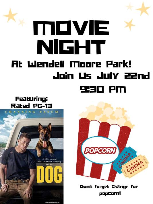Movie in the Park – “Dog”