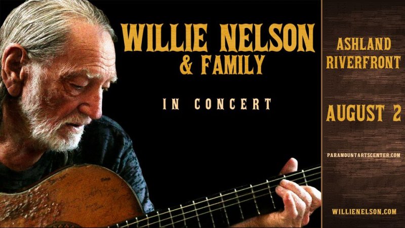 Willie Nelson & Family at the Ashland Riverfront
