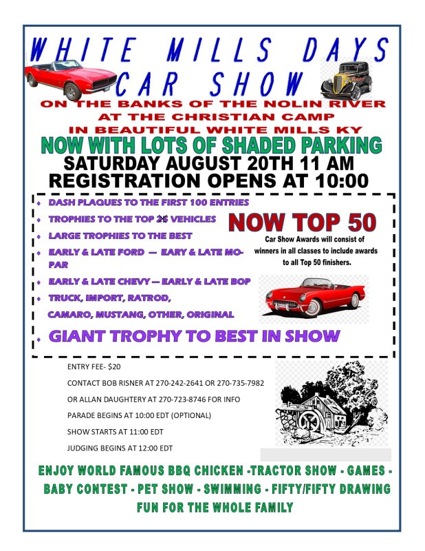 White Mills Days Car Show