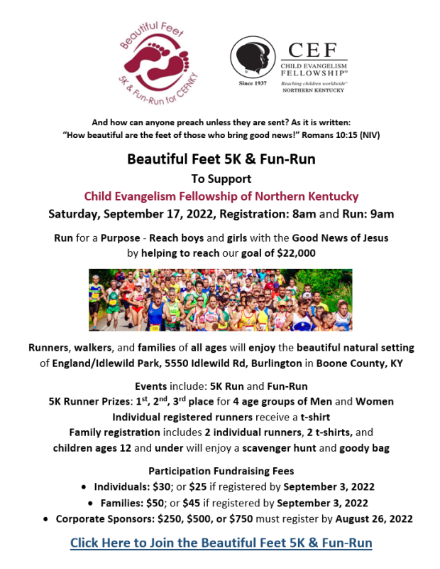Beautiful Feet 5K & Fun-Run
