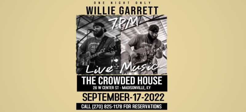 Live Music by Willie Garrett
