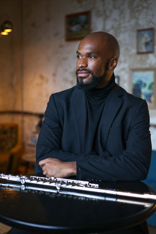 Flutist Adam Sadberry