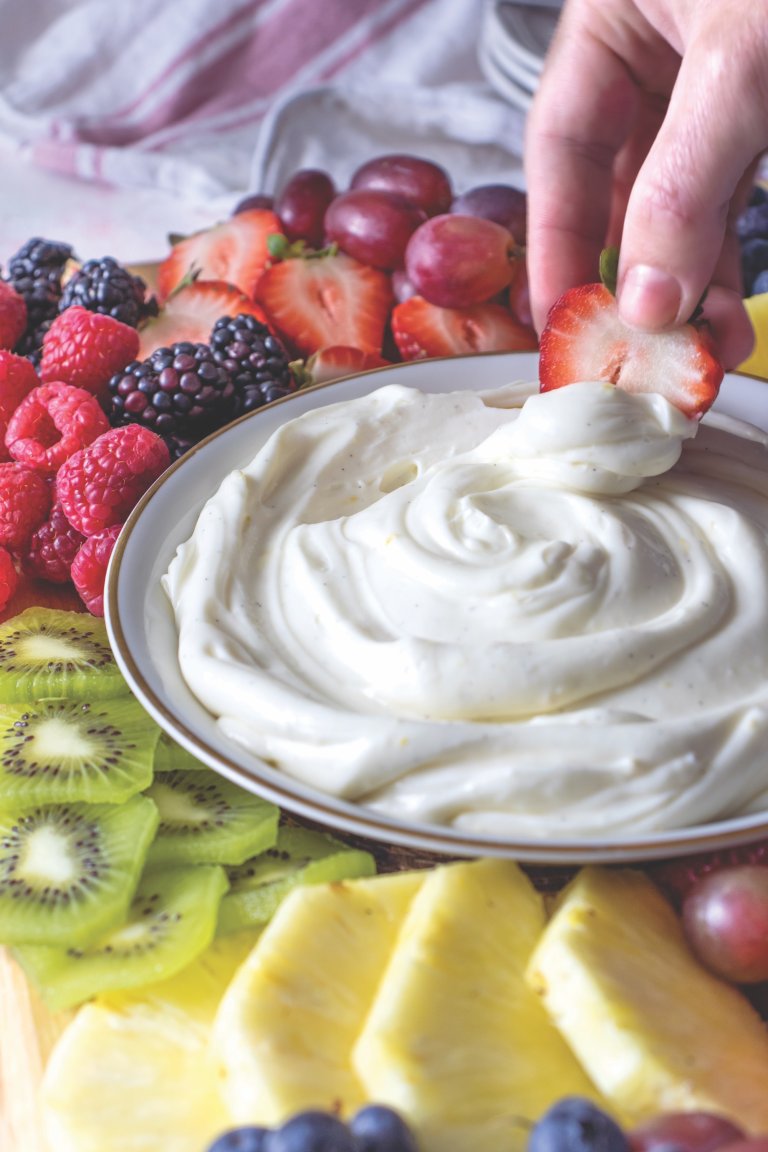 Creamy Lemon Fruit Dip (video) Kentucky Living