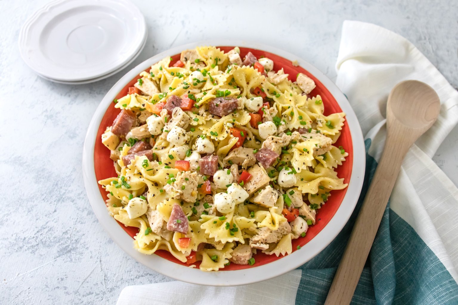 Chicken and Bowtie Pasta Salad Kentucky Living