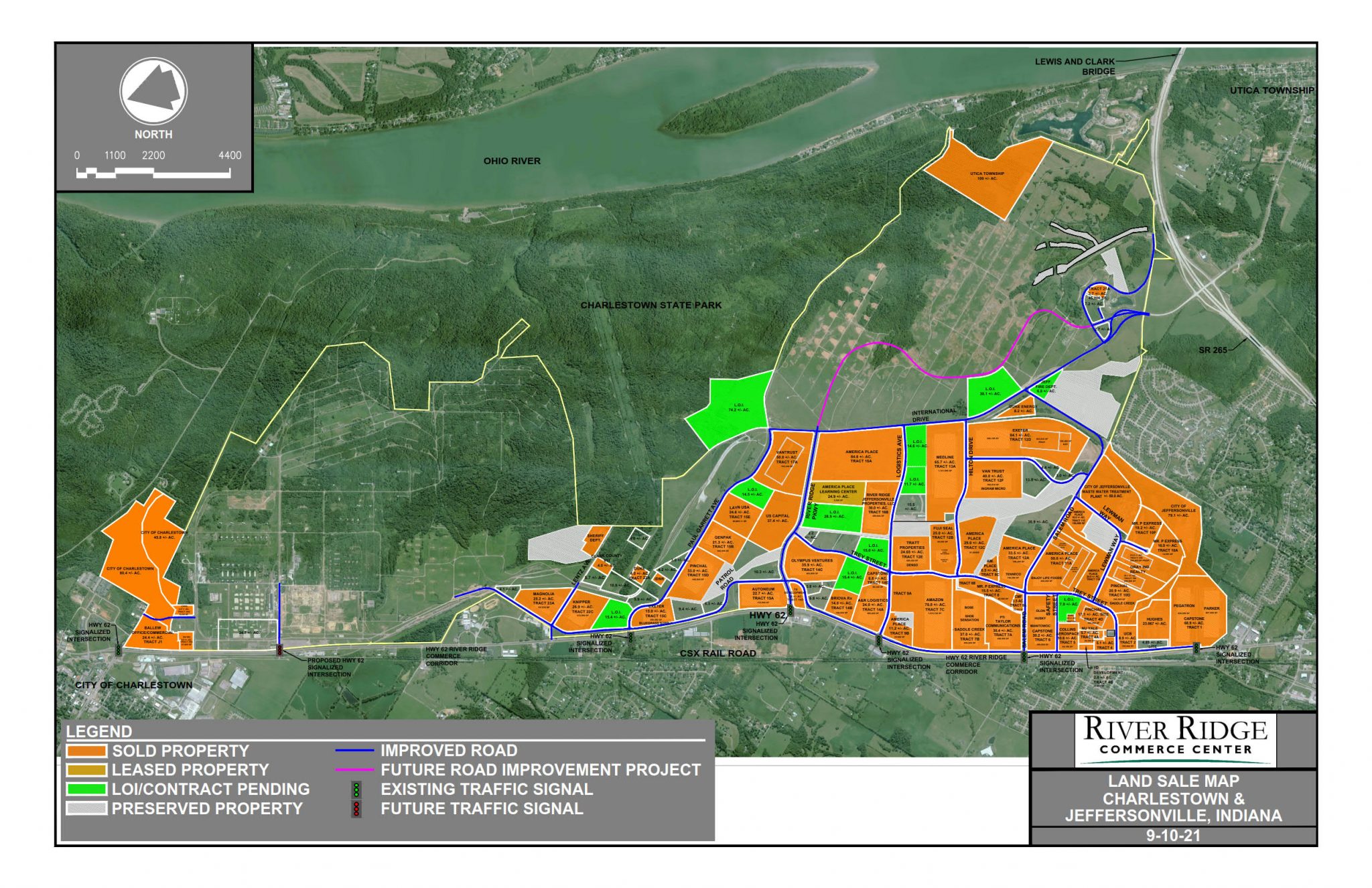 Capacity at River Ridge | Land Available in the Commerce Center for
