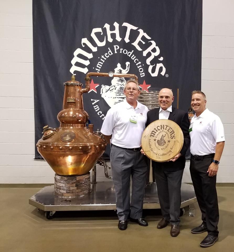 Schaefer Construction, Peary Wilson, Joe Magliocco, Eric Schaefer at Michter's